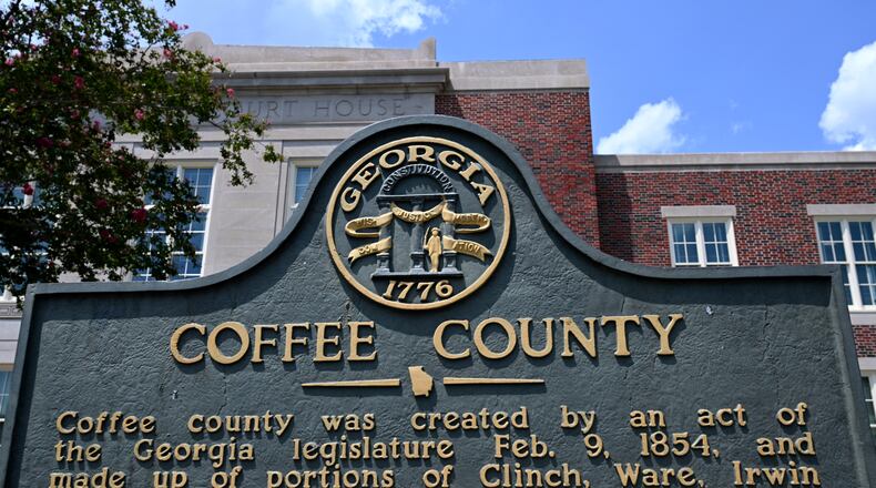 The alleged conspiracy to overthrow the 2020 presidential election stretched from Donald Trump’s lawyers in Washington to his sympathizers in South Georgia’s Coffee County, resulting in charges against four of those involving the tampering of voting software and ballots. (Hyosub Shin / Hyosub.Shin@ajc.com)