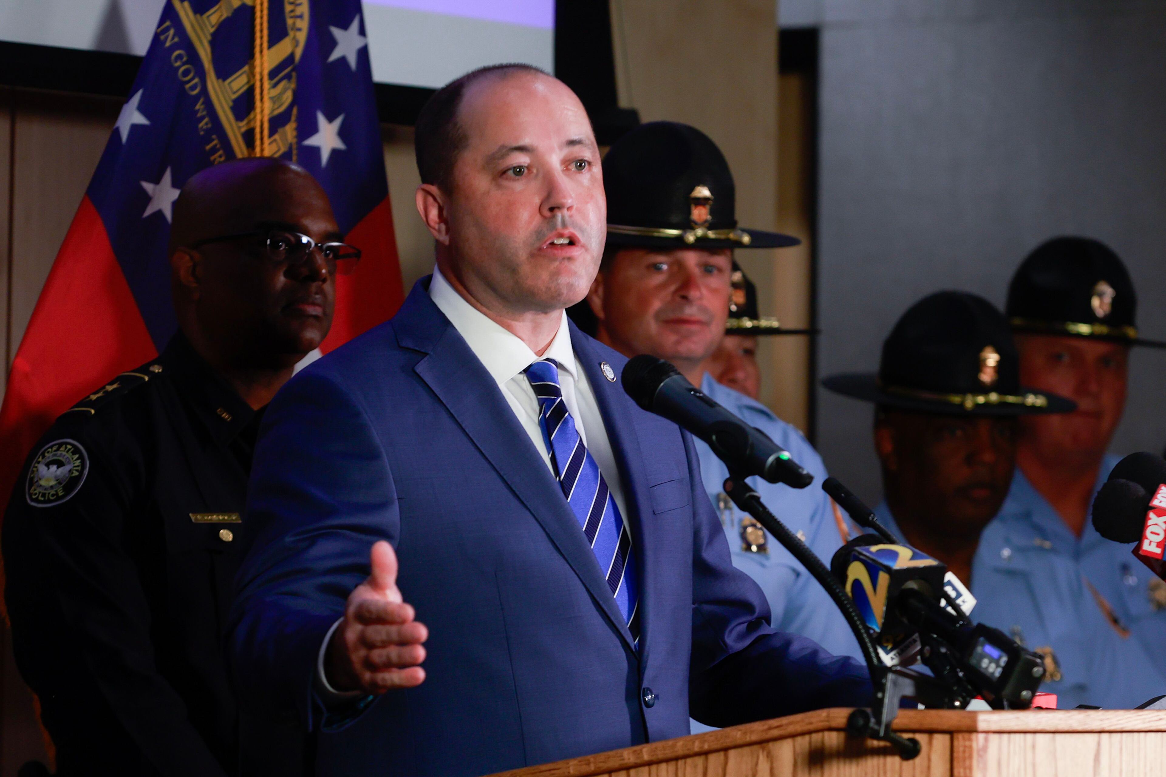 Georgia Attorney General Chris Carr, shown last year, has questioned the legality and fairness of then-President Joe Biden's student loan debt relief efforts. (Natrice Miller/AJC/TNS)
