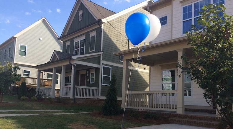 The Mechanicsville Cityside community south of downtown Atlanta features 74 detached houses in the community near Turner Field. The public-private venture between the state, city and private sector developers is a first of its kind, offering homes at rents affordable for households earning 60 percent of the area median income. Residents can obtain the homes through a lease-purchase arrangement. J. Scott Trubey/strubey@ajc.com