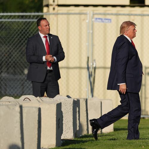 President Donald Trump walks to board Marine One on the Ellipse near the White House, Friday, Sept. 18, 2026, in Washington. (AP Photo/Alex Brandon)