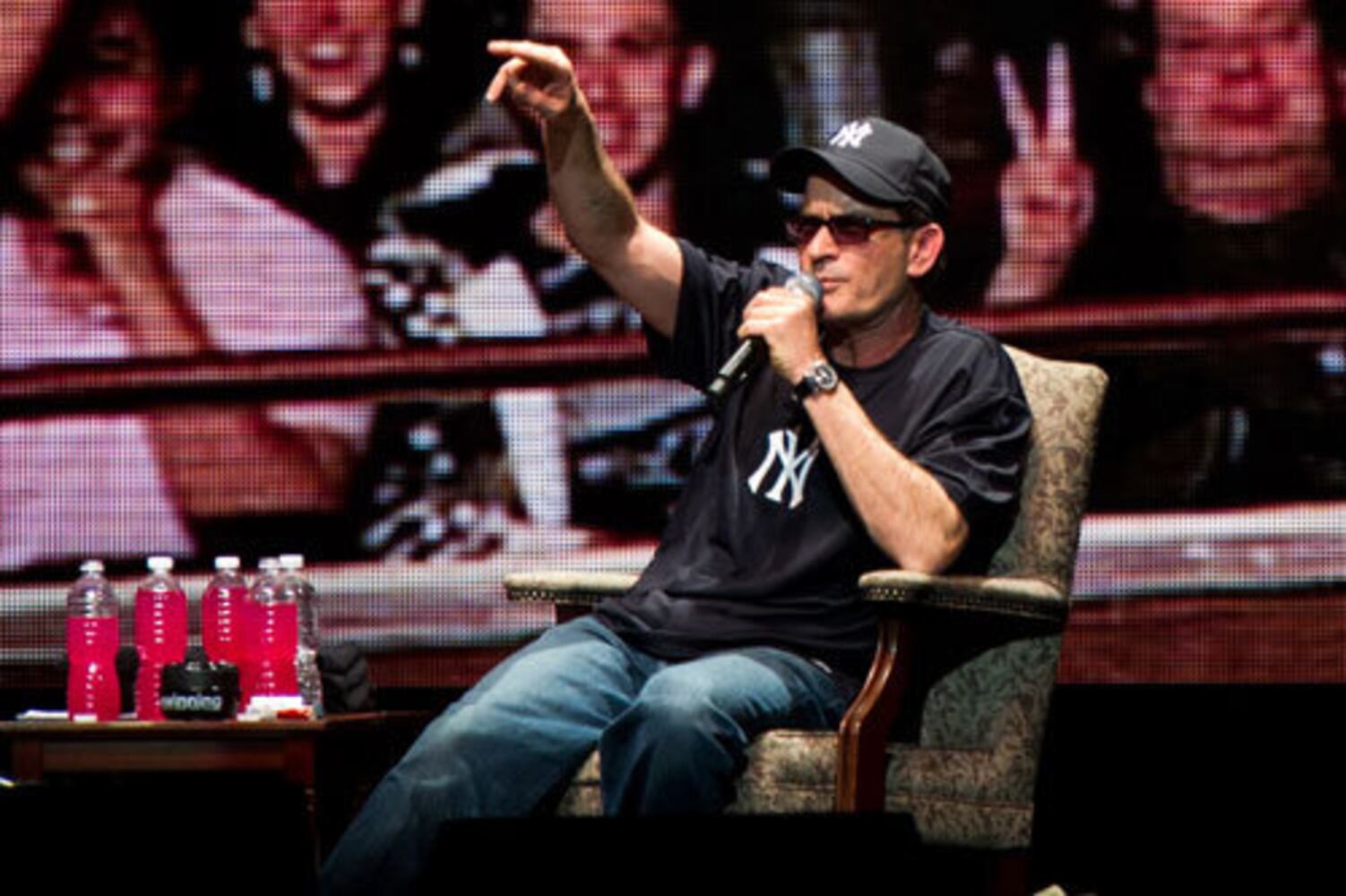 Charlie Sheen's 'Violent Torpedo of Truth' in N.Y.