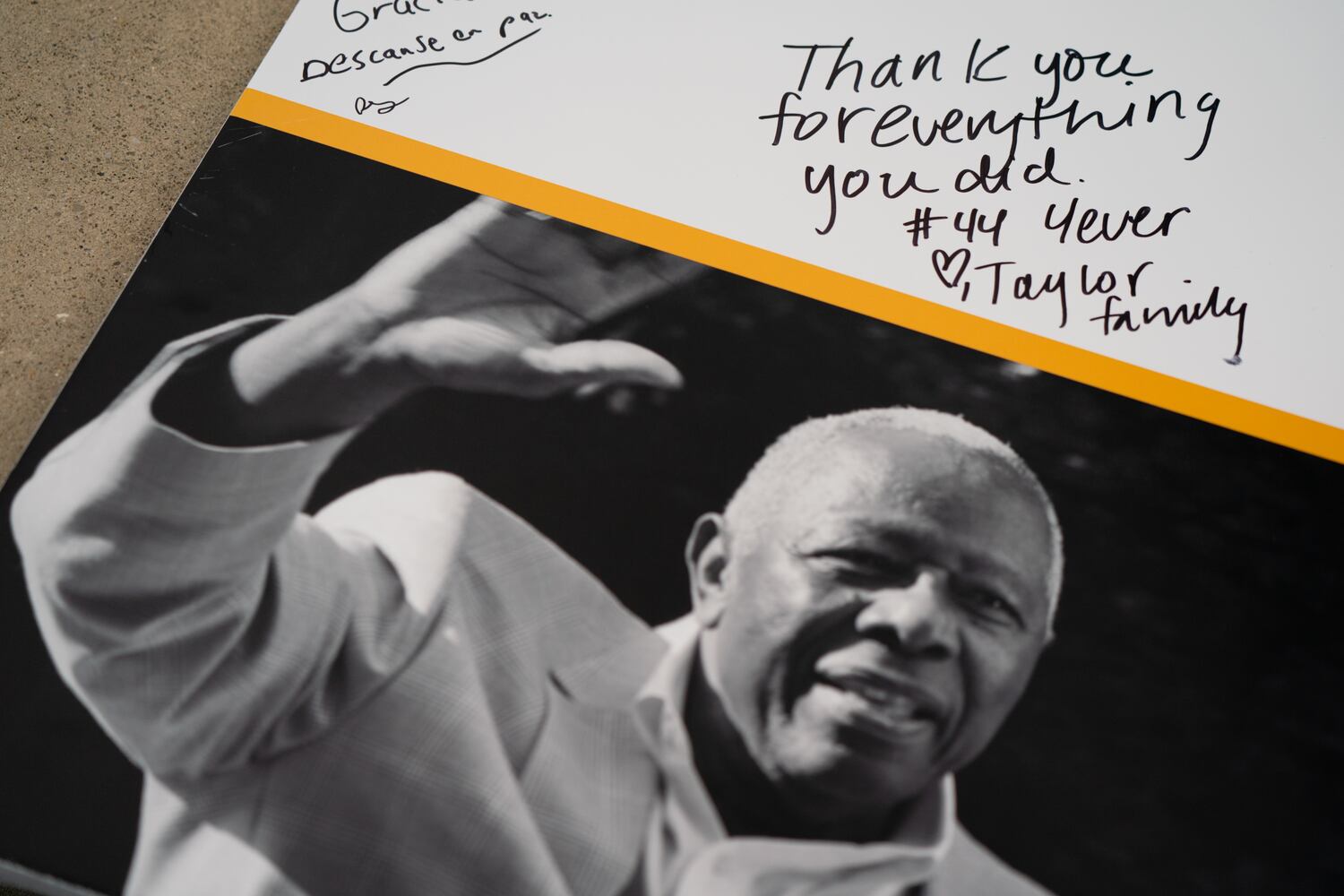 HANK AARON MEMORIAL SERVICE AT TRUIST PARK