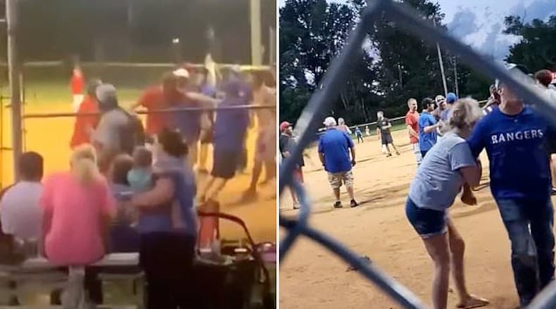 A brawl between more than a dozen parents and coaches erupted at a kids Little League baseball game in Kentucky earlier this week, and those involved are facing potential criminal charges. The donnybrook happened Monday at a T-ball championship game in Stanton, just east of Lexington.