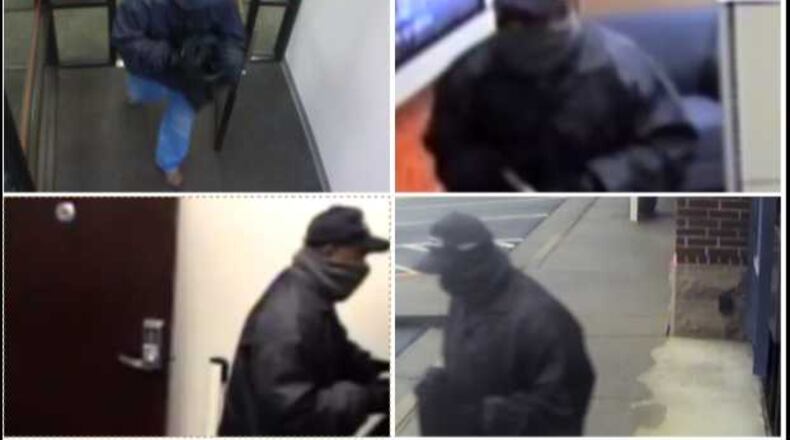 The FBI says this armed man robbed a PNC bank in Sandy Springs on Feb. 6, 2019.