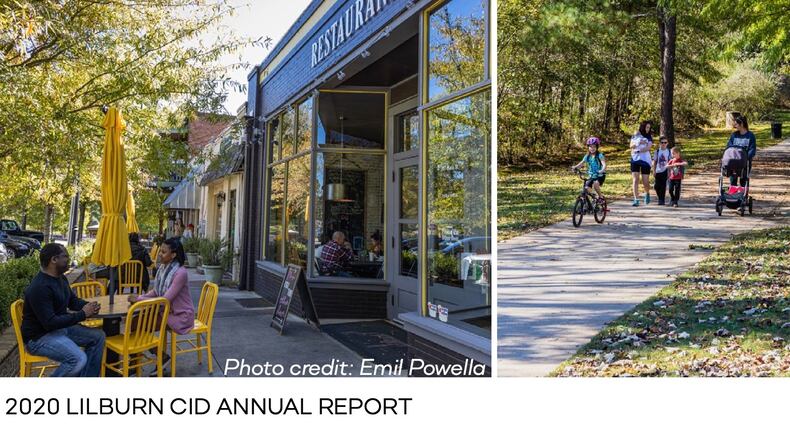 The Lilburn Community Improvement District has released their 2020 annual report highlighting key projects planned for 2021. (Courtesy City of Lilburn with photos by Emil Powella)