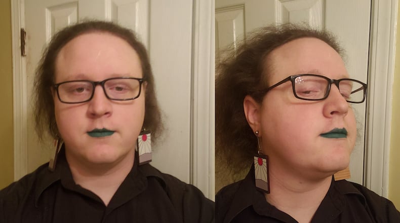 Stuart Morrison, a former Kennesaw State University employee, says he was fired from his job at the bookstore because he wore bright lipstick while on the job. Morrison, who identifies as nonbinary, says he wears lipstick to express his gender.