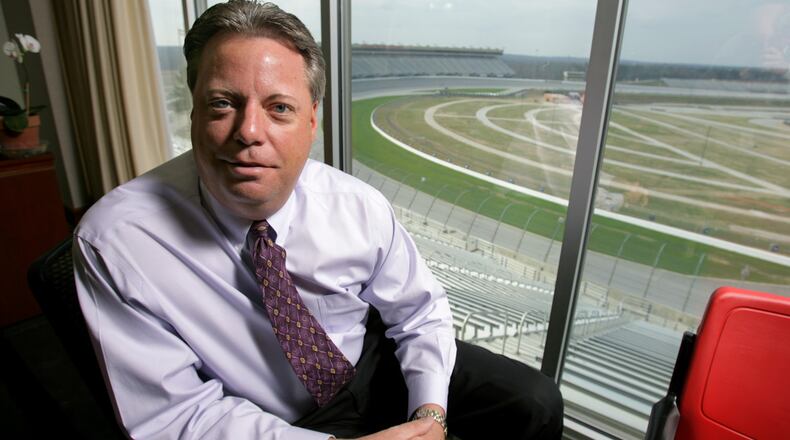 060309 - Hampton, GA. - Ed Clark, General manager of Atlanta Motor Speedway, in his office there earlier today, 3/9/06. (LOUIE FAVORITE / STAFF)
