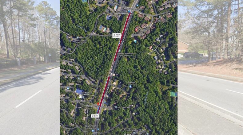 Peachtree Corners has begun a median landscaping project on Peachtree Corners Circle between Springs Lane and Westchase Village Lane. COURTESY CITY OF PEACHTREE CORNERS