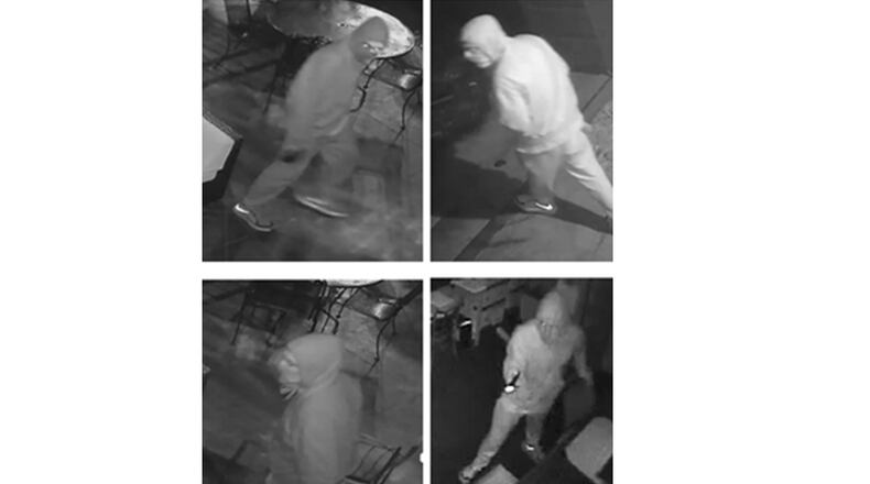 Gwinnett County police are searching for a man who a broke into five Norcross-area restaurants, stealing more than $2,000 in cash.