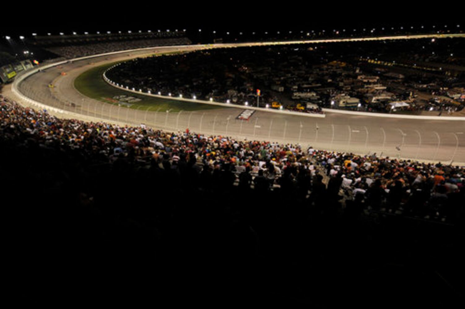Night NASCAR race at AMS