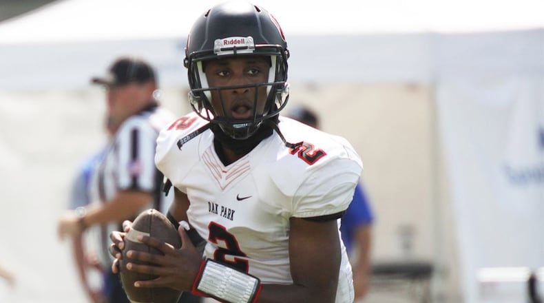 As a three-year starter at Oak Park outside Detroit, Dwan Mathis passed for more than 5,000 yards and rushed for more than 2,000 yards.