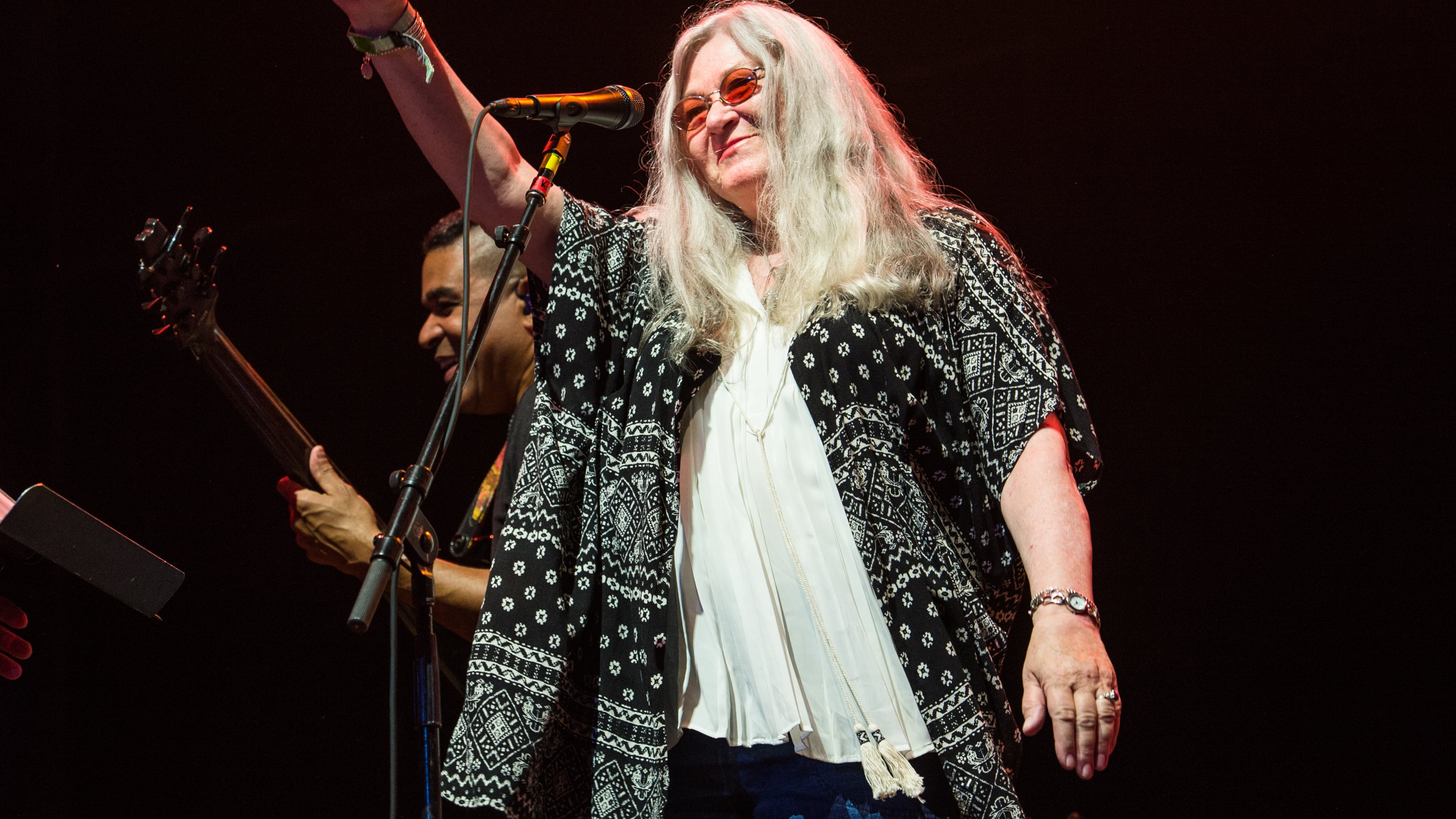 FILE - Donna Jean Godchaux performs with Dead & Company at the Bonnaroo Music and Arts Festival in Manchester, Tenn., on June 12, 2016. (Photo by Amy Harris/Invision/AP, File)