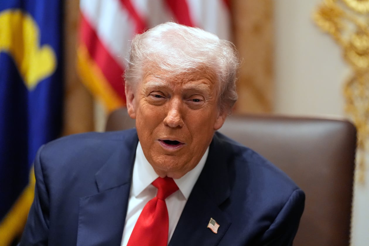President Donald Trump recently said favorable things about the GOP candidates for a U.S. Senate seat in Georgia, but stopped short of choosing one to endorse. (Alex Brandon/AP)