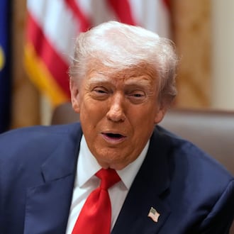 President Donald Trump recently said favorable things about the GOP candidates for a U.S. Senate seat in Georgia, but stopped short of choosing one to endorse. (Alex Brandon/AP)