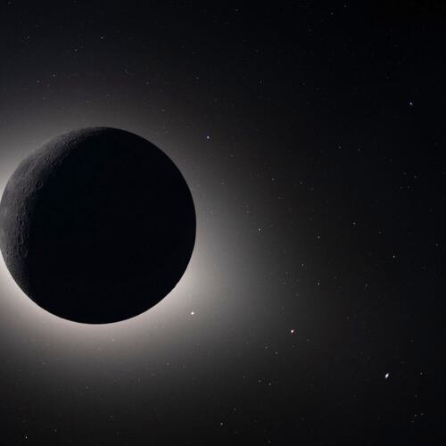 FILE - In this photo provided by NASA and captured by the Artemis II crew from lunar orbit, the Moon eclipses the Sun on April 6, 2026. (NASA via AP, File)