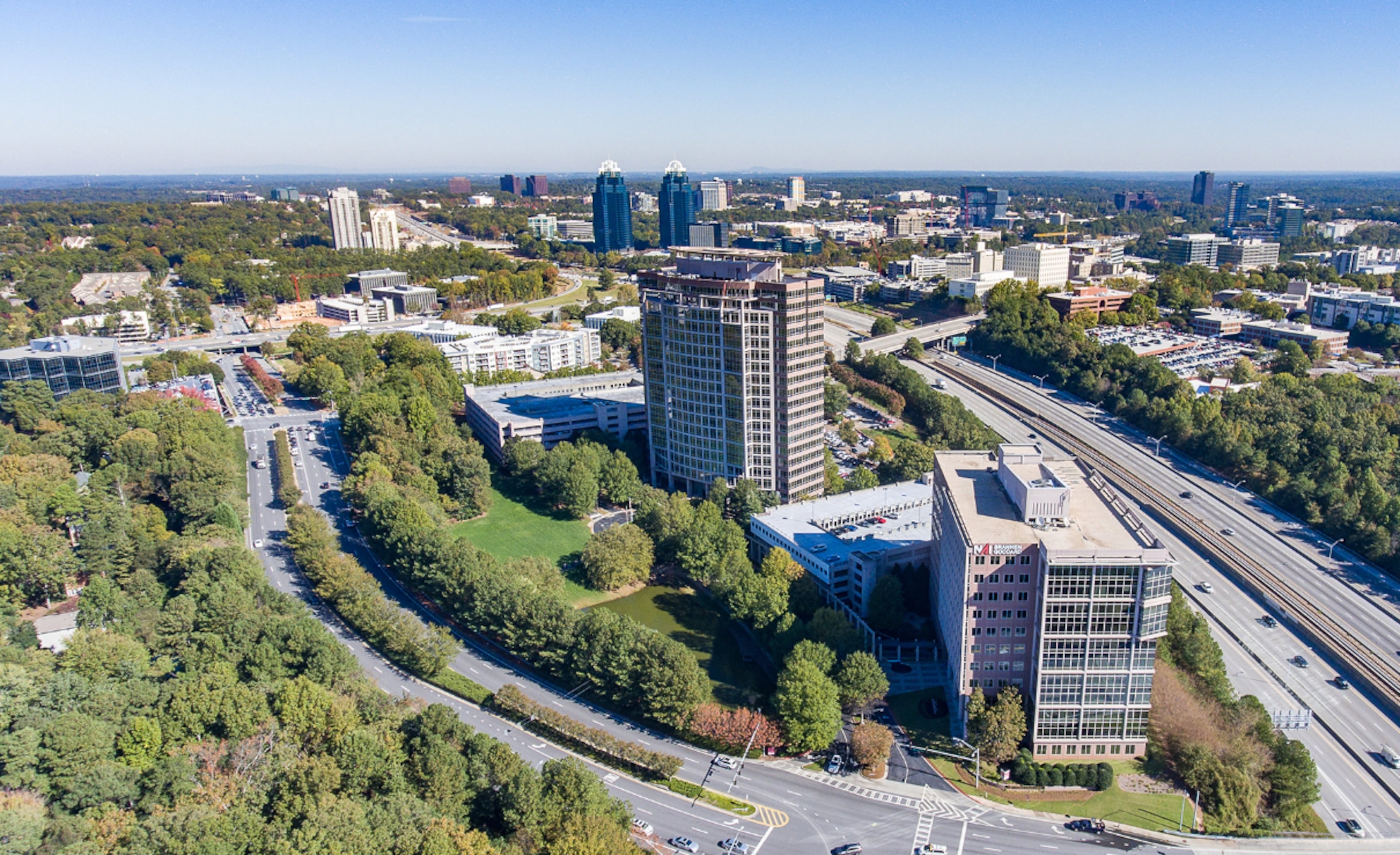 Deluxe Corp. opened a financial technology hub at 5565 Glenridge Connector in Sandy Springs in 2021. (Courtesy of CoStar Group)