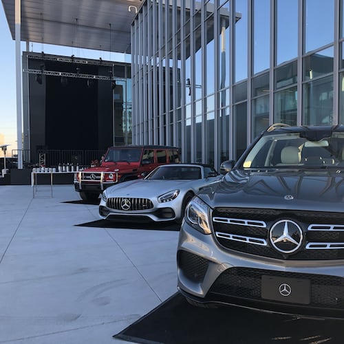Mercedes-Benz USA opened its new headquarters in Sandy Springs on Thursday, March 15, 2018. (J. Scott Trubey/AJC)