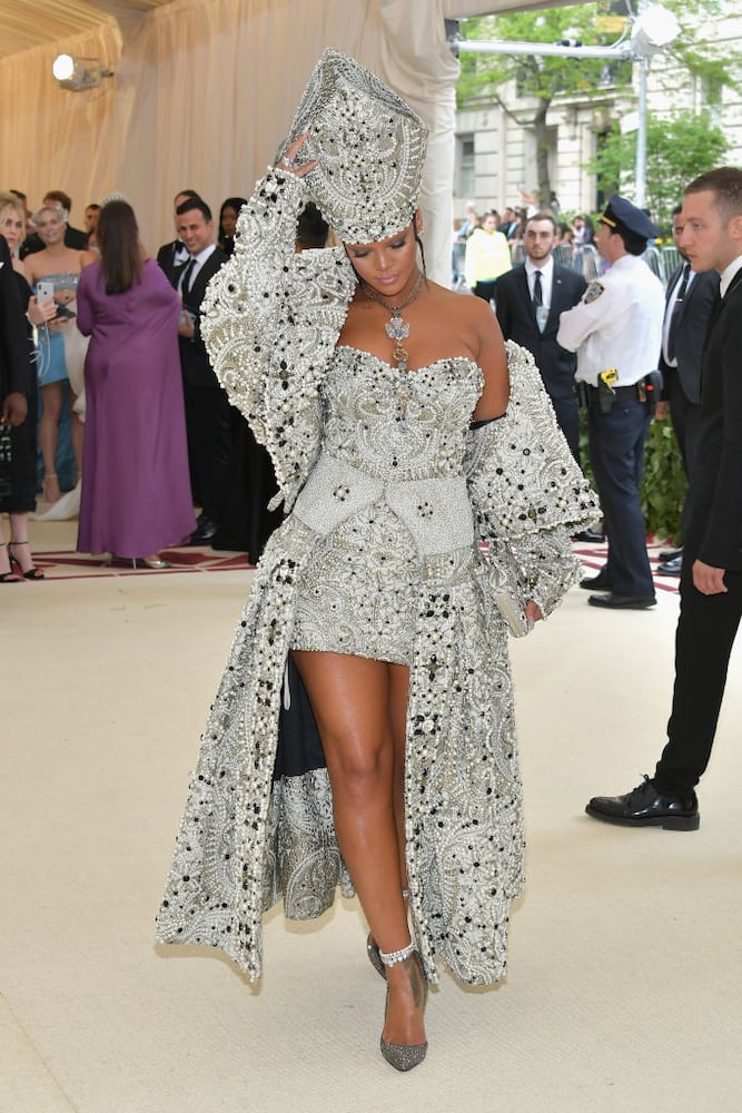 Rihanna channels the Pope at 2018 Met Gala