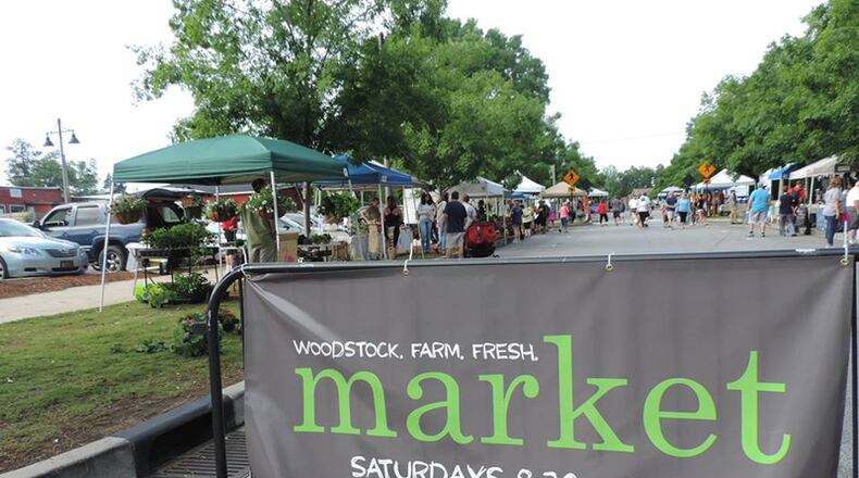 Market Street in downtown Woodstock can be closed Saturday mornings through December for the Woodstock Farm Fresh Market, the City Council has decided. CITY OF WOODSTOCK via Facebook