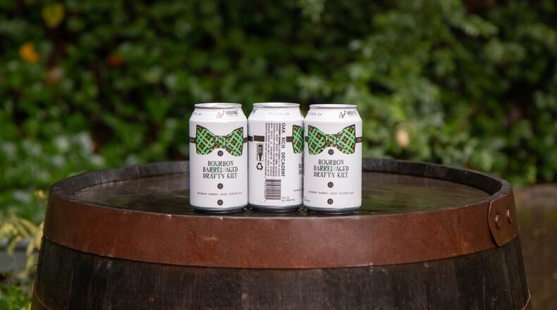 Monday Night Brewing's Bourbon Barrel-Aged Drafty Kilt Scotch Ale is back - and now available in cans.