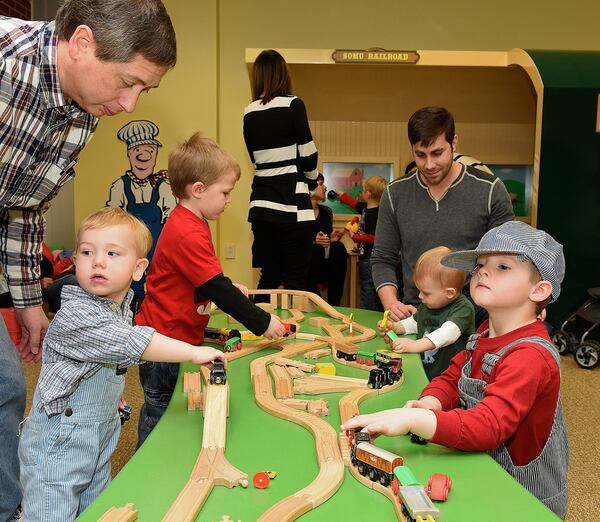 Kids of all ages can get hands-on with real and pint-sized trains during the Jan. 28-29 event at the Southern Museum of Civil War and Locomotive History in Kennesaw. CONTRIBUTED BY SOUTHERN MUSEUM