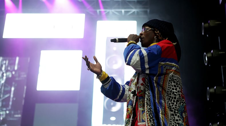 Rapper Young Thug performs at the Tycoon Music Festival at the Ceraillis Amphitheatre at Lakewood on Saturday, June 8, 2019 in Atlanta.(Akili-Casundria Ramsess/Eye of Ramsess Media)
