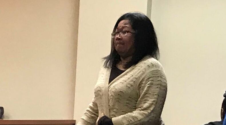 Darliene Crenshaw was arrested last January along with her husband and more than 50 other people.