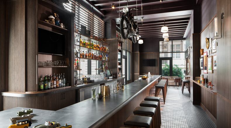 The Wayward on East Perry Street in Savannah was named the sixth best hotel bar in the country by USA Today.  / Courtesy of Perry Lane Hotel