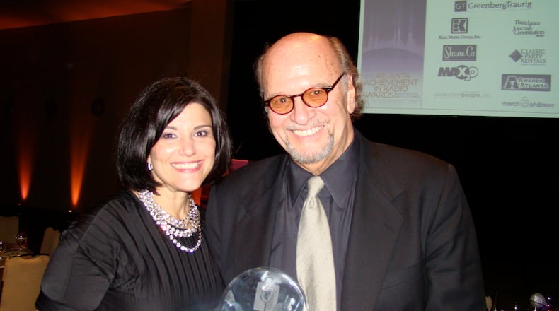 Norm Schrutt with Mara Davis, one of his former clients, in 2008.