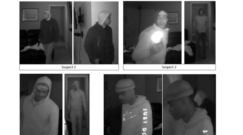 Four burglars broke into a Snellville home and stole items including a PlayStation and an iPhone.