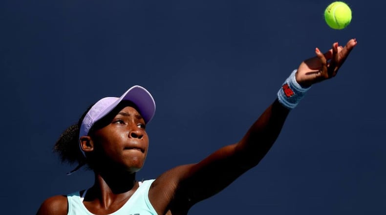Florida teenager Cori "Coco" Gauff qualified for the main draw at Wimbledon on Thursday.