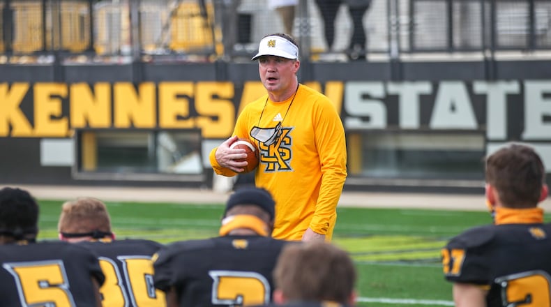 AJC file photo of Kennesaw State coach Brian Bohannon.