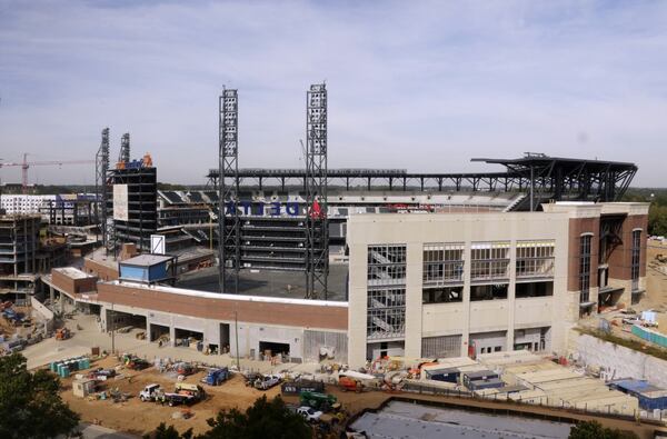 SunTrust Park in Cobb opens for the Braves’ 2017 season. BOB ANDRES /BANDRES@AJC.COM