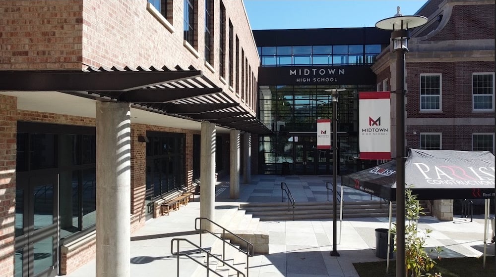 Midtown High School, formerly known as Grady High School, underwent a $34.9 million renovation in 2021. (Courtesy of Atlanta Public Schools)