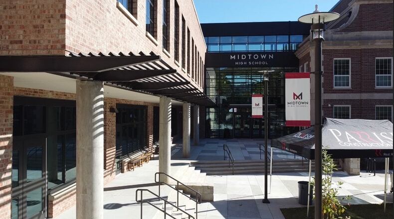 Midtown High School, formerly known as Grady High School, underwent a $34.9 million renovation. Photo courtesy of Atlanta Public Schools