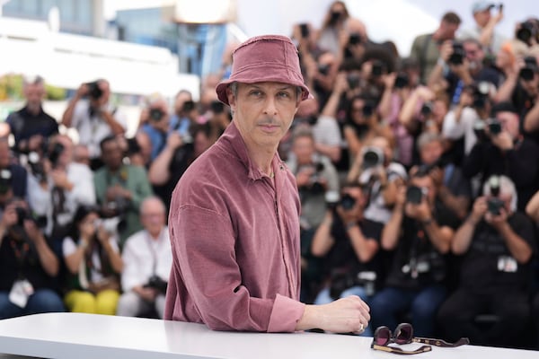 Jury member Jeremy Strong poses for photographers at the jury photo call at the 78th international film festival, Cannes, southern France, Tuesday, May 13, 2025. (AP Photo/Natacha Pisarenko)