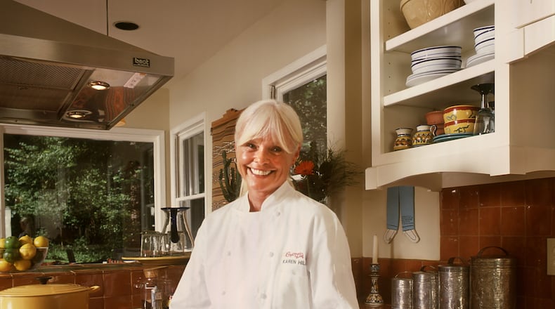 Photos courtesy of The Reynolds Group.  Chef Karen Hilliard, owner of the Georgia Grille restaurant in Buckhead, has been serving Southwestern fare to Atlantans for 20 years.