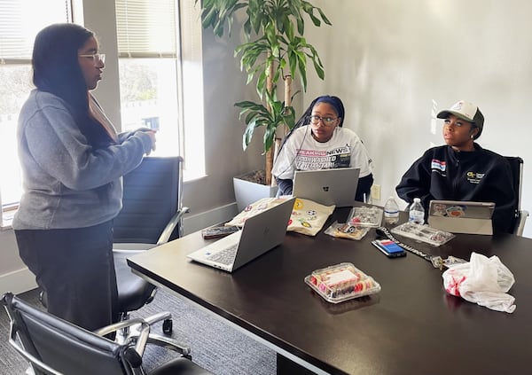 A group of high school students met for eight months to research how exclusionary discipline practices impact Black girls in schools. (Courtesy of Intercultural Development Research Association)