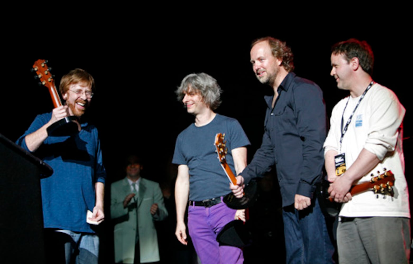 Phish reunites briefly at Jammy awards
