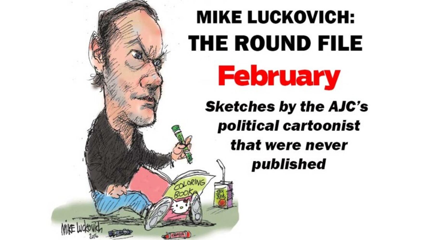 Mike Luckovich shares his Round File for February 2020