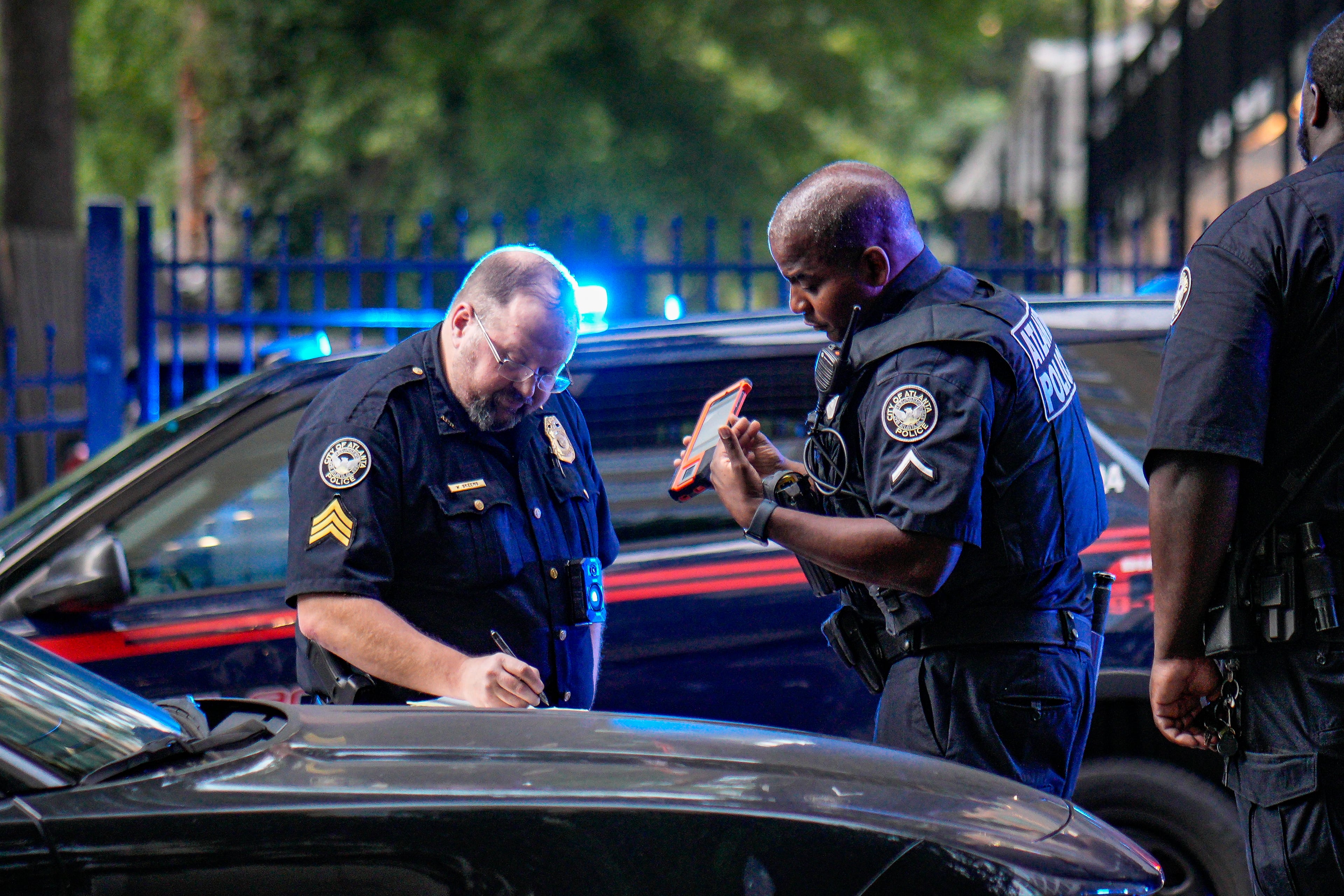 Atlanta police investigated a fatal stabbing at a condominium last month.