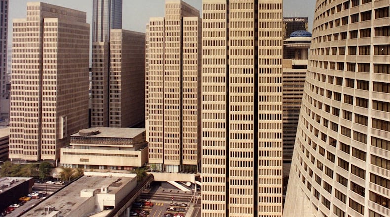 Peachtree Center in 1990. (AJC file photo)