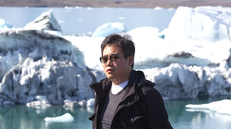 This photo provided by Yufang Rong shows Youlin Chen in Iceland in August 2018. (Yufang Rong via AP)