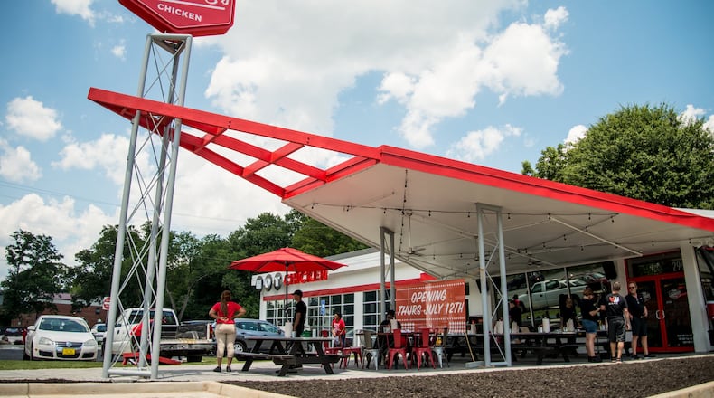Hattie B’s Hot Chicken opened at 299 Moreland Ave. NE, Atlanta, this summer. CONTRIBUTED BY MIA YAKEL