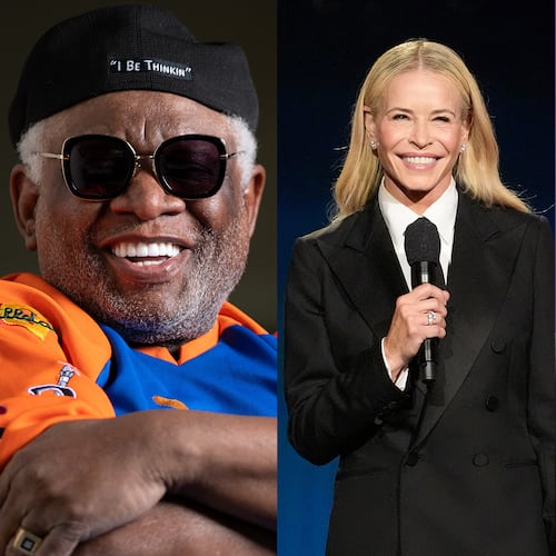 Atlanta has a slate of stand-up comics coming this fall, including Atlantan George Wallace at City Winery Sept. 19 (left), Chelsea Handler at Coca-Cola Roxy Oct. 2 (center) and John Oliver at Fox Theatre Dec. 28. (Ben Gray/AJC, AP file photos)