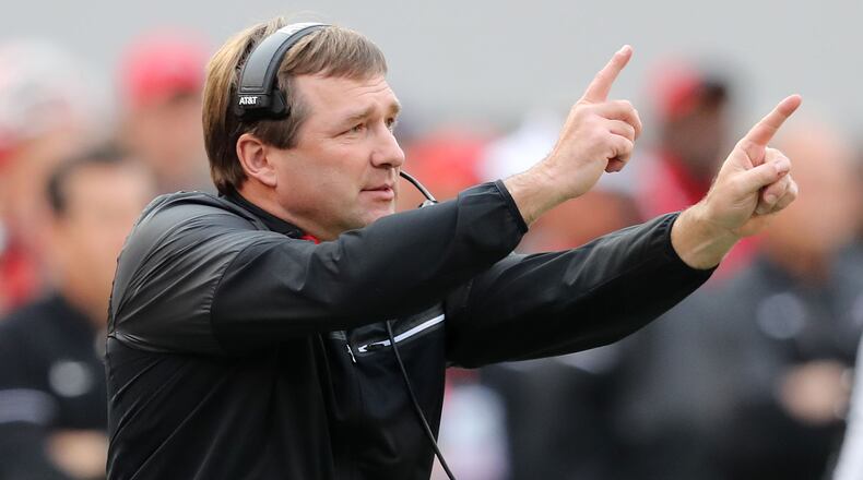Kirby Smart went 7-5 in his first season as Georgia's head football coach.