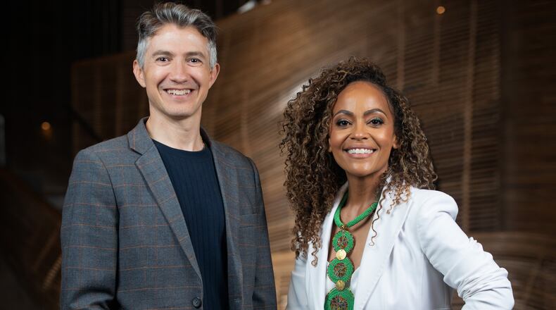 Christopher Moses, left, and Tinashe Kajese-Bolden, both long-time leaders at the Alliance Theatre, will share the role of artistic director at the organization, it was announced Tuesday. Photo: Greg Mooney