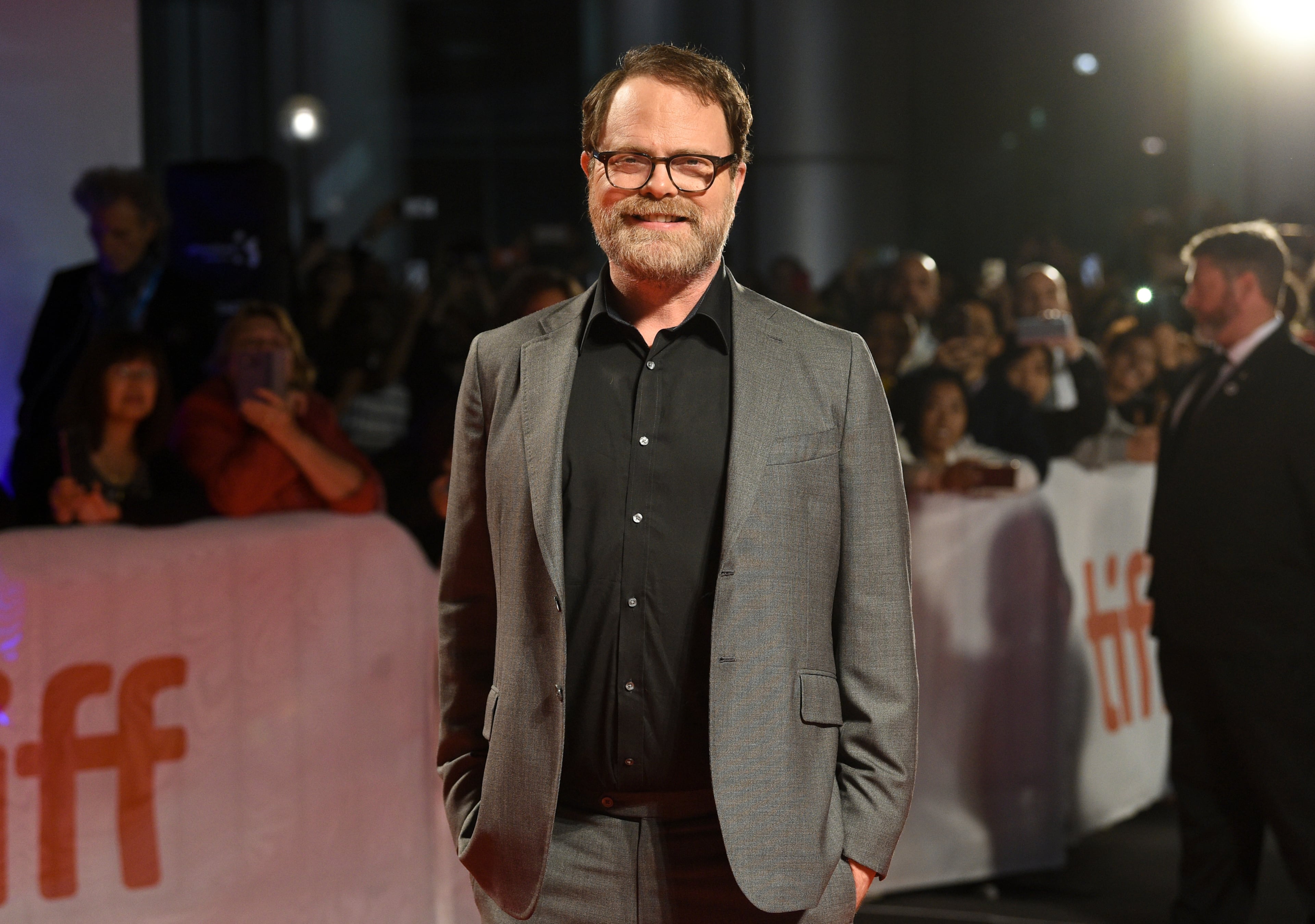 Actor Rainn Wilson attends the premiere for "Blackbird" at the Toronto International Film Festival on Sept. 6, 2019. (Evan Agostini/Invision/AP File)