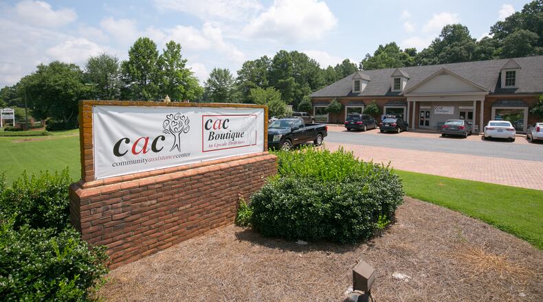 July 19, 2018 - Sandy Springs, Ga: The Community Assistance Center thrift store and food pantry Thursday, July 19, 2018, in Sandy Springs, Ga. The CAC food pantry just recently moved to this location on Roswell Road. This is scheduled to run in the 2018 September issue of Living Northside. (JASON GETZ/SPECIAL TO THE AJC)