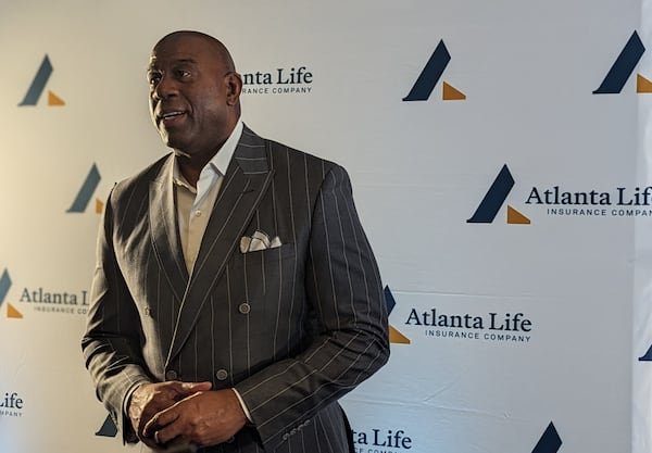 Earvin "Magic" Johnson, former NBA superstar and business mogul, will make an appearance at HBCU AwareFest. (Mirtha Donastorg/AJC 2023)